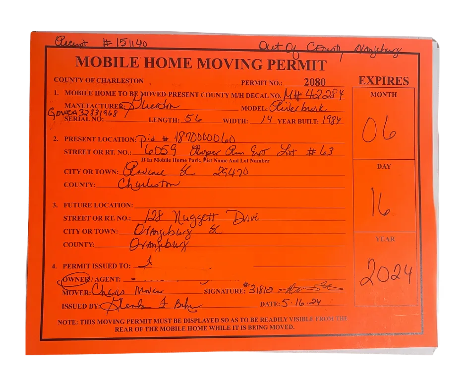 Mobile Home Movers Permits Arizona