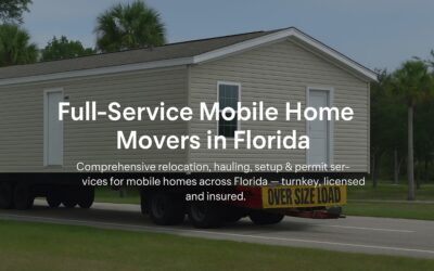 Top Mistakes to Avoid When Hiring Mobile Home Movers in Florida
