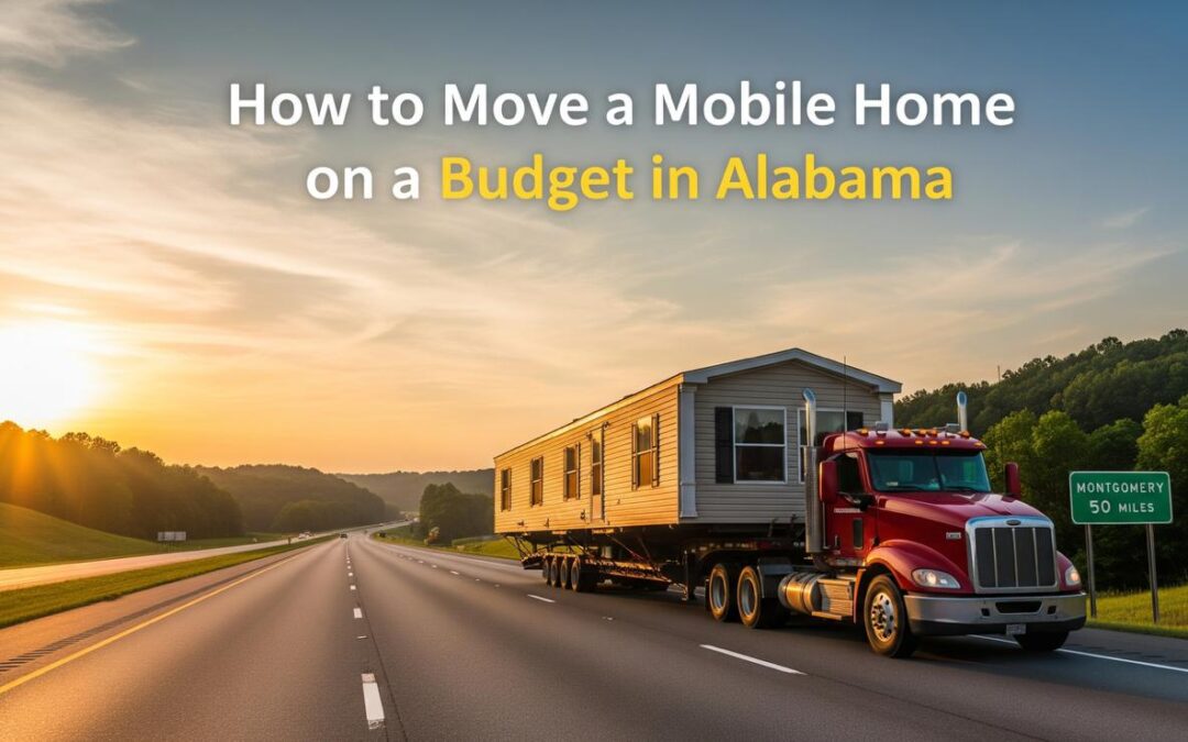 cheap mobile home movers team in Alabama, pleased with the affordable and transparent quote
