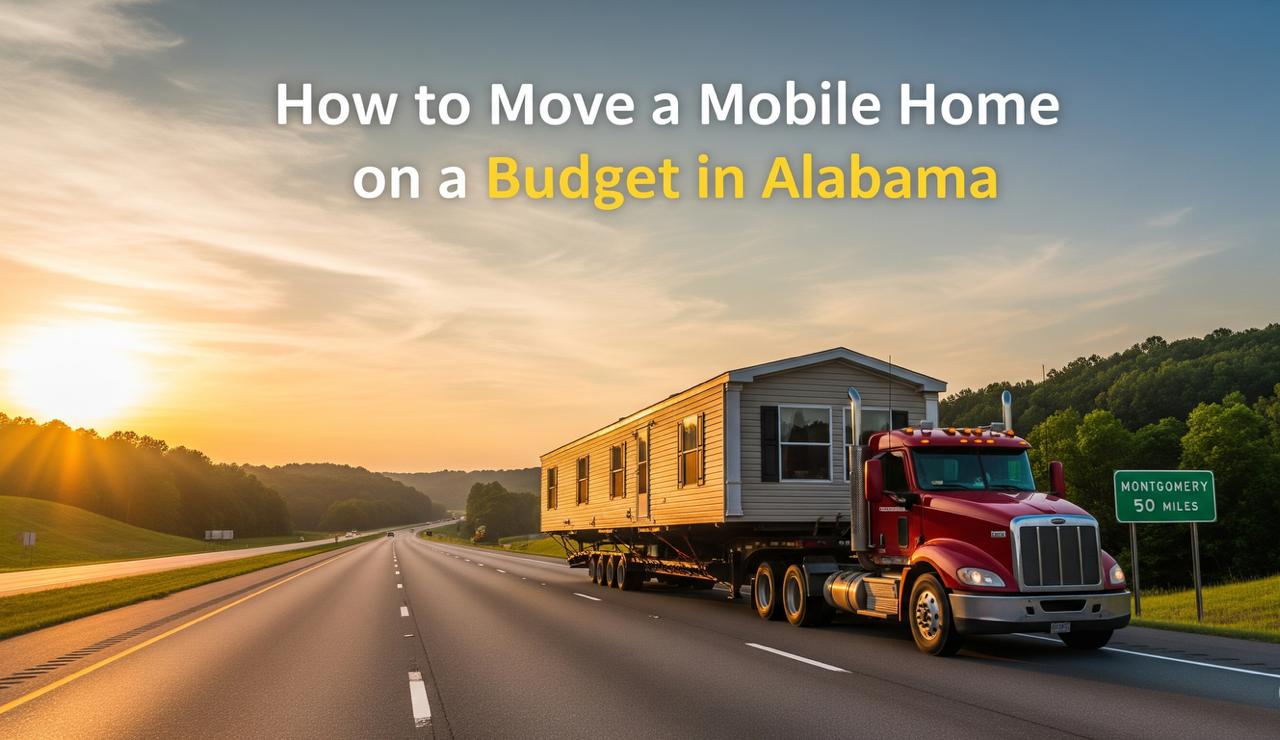 cheap mobile home movers team in Alabama, pleased with the affordable and transparent quote