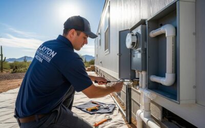 Mobile Home Utility Hookups After a Move in Arizona