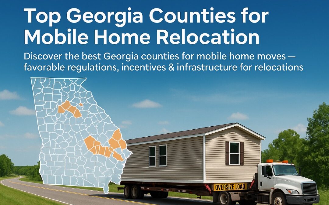 Best Georgia Counties for Relocating Your Mobile Home