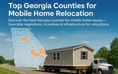 Best Georgia Counties for Relocating Your Mobile Home