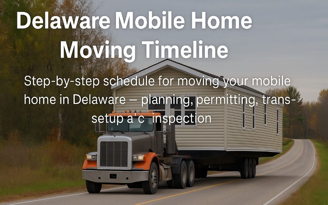 How Long Does It Take to Move a Mobile Home in Delaware?