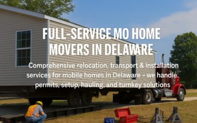 Full-Service Mobile Home Movers in Delaware: From Tear Down to Setup
