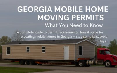 How to Get Mobile Home Moving Permits in Georgia