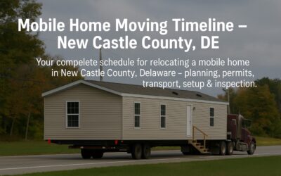 Step-by-Step Timeline for Moving a Mobile Home in New Castle County, Delaware