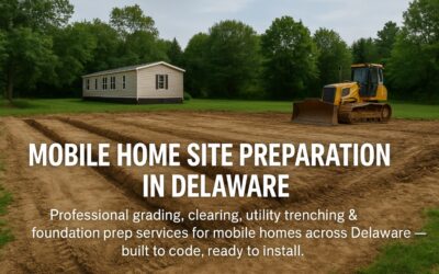 Preparing Your New Site for a Mobile Home in Delaware