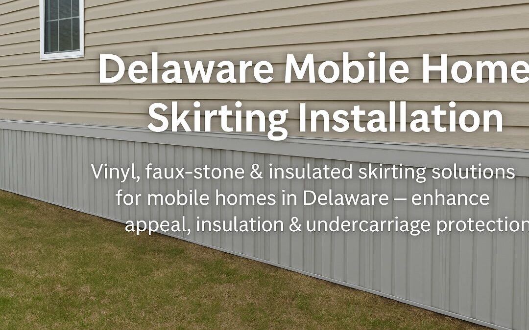 Skirting Installation for Mobile Homes After a Move in Delaware