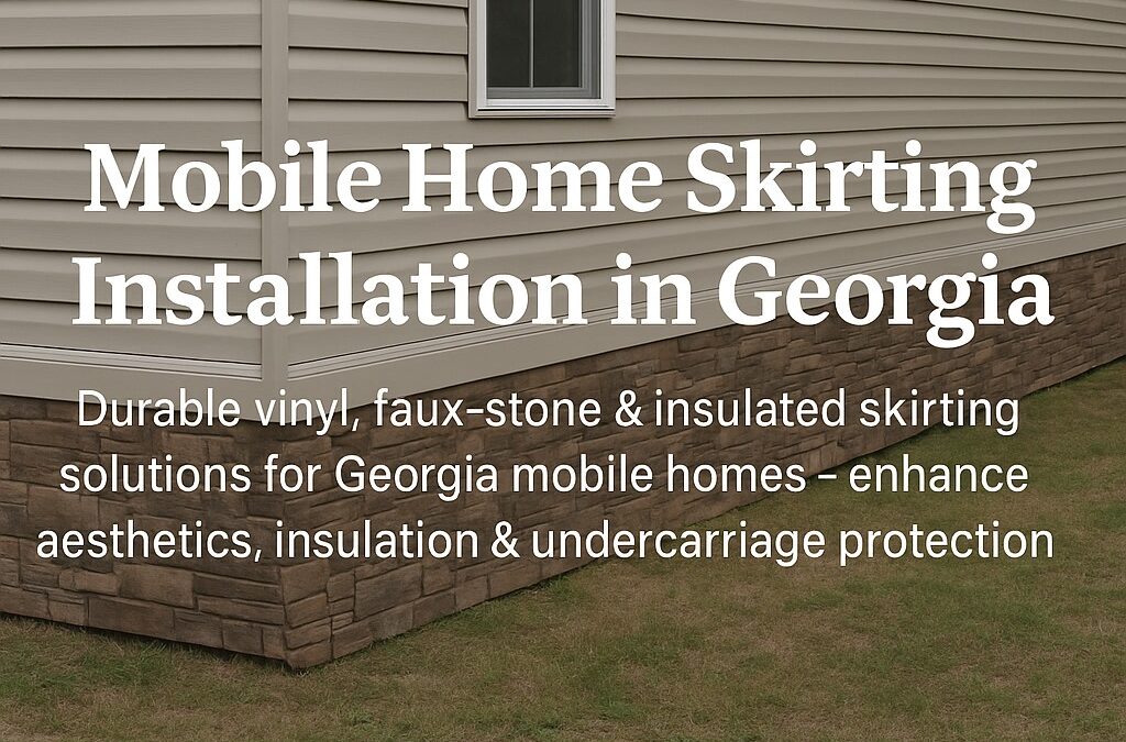 Skirting Installation Services for Georgia Mobile Homes