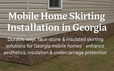 Skirting Installation Services for Georgia Mobile Homes
