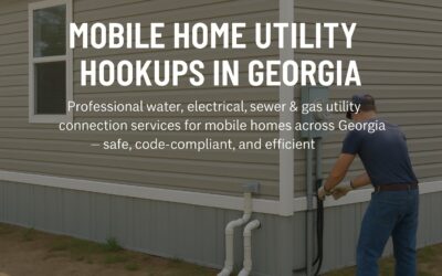 Utility Hookups for Your Mobile Home Move in Georgia