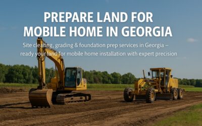 Preparing Your Land for a Mobile Home in Georgia