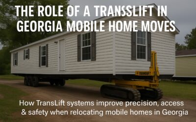 The Role of a Translift in Georgia Mobile Home Moving