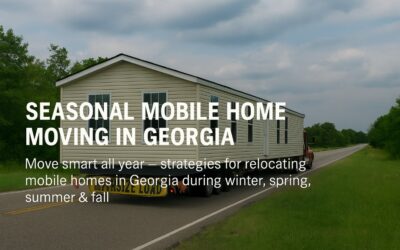 Seasonal Challenges of Moving a Mobile Home in Georgia
