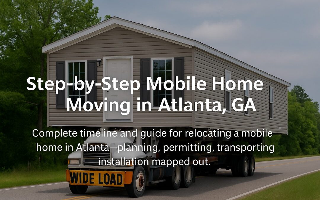 Step-by-Step Guide to Moving a Mobile Home in Atlanta, GA