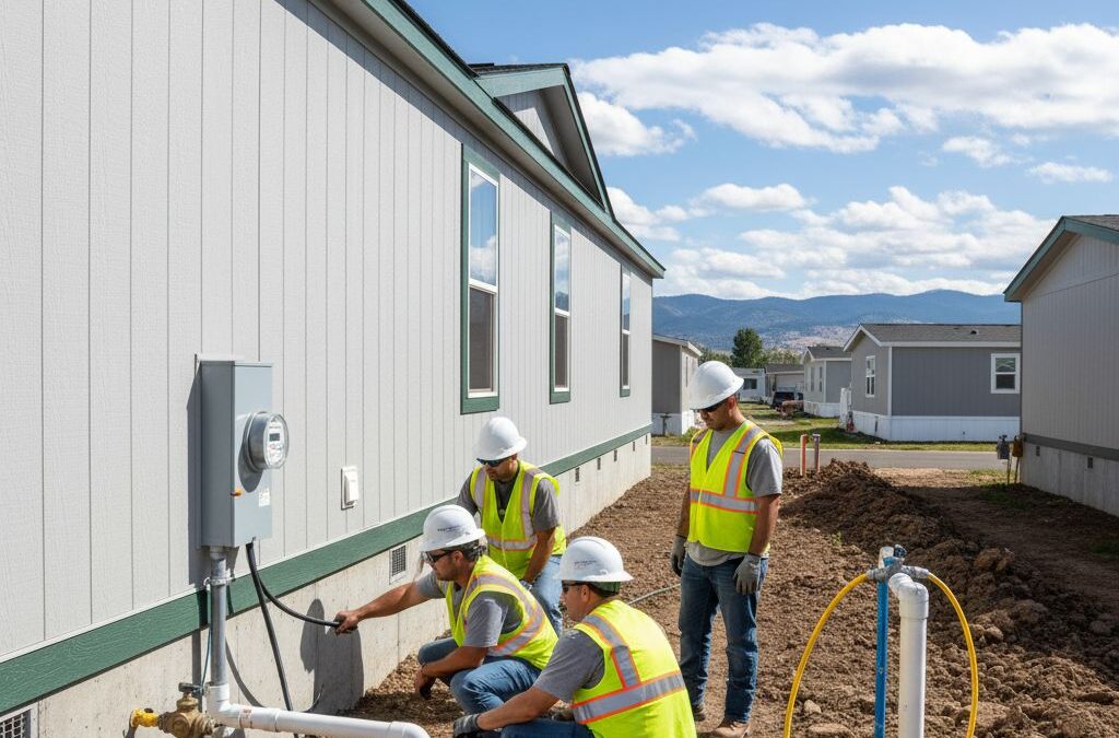 Utility Hookups for Your Mobile Home Move in Idaho
