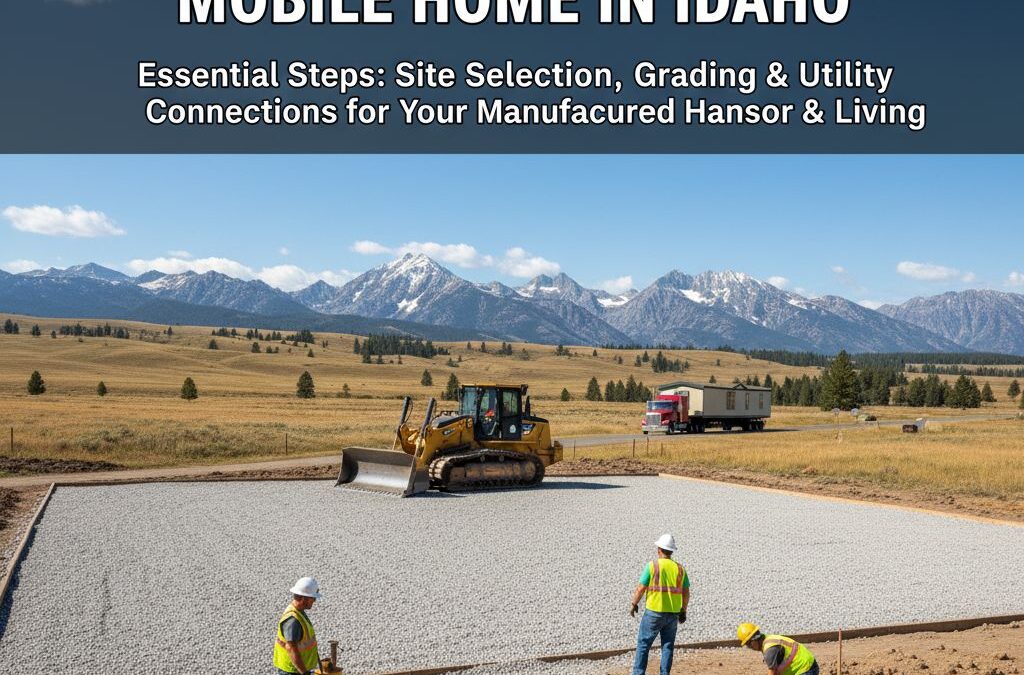 Preparing Your Land for a Mobile Home in Idaho