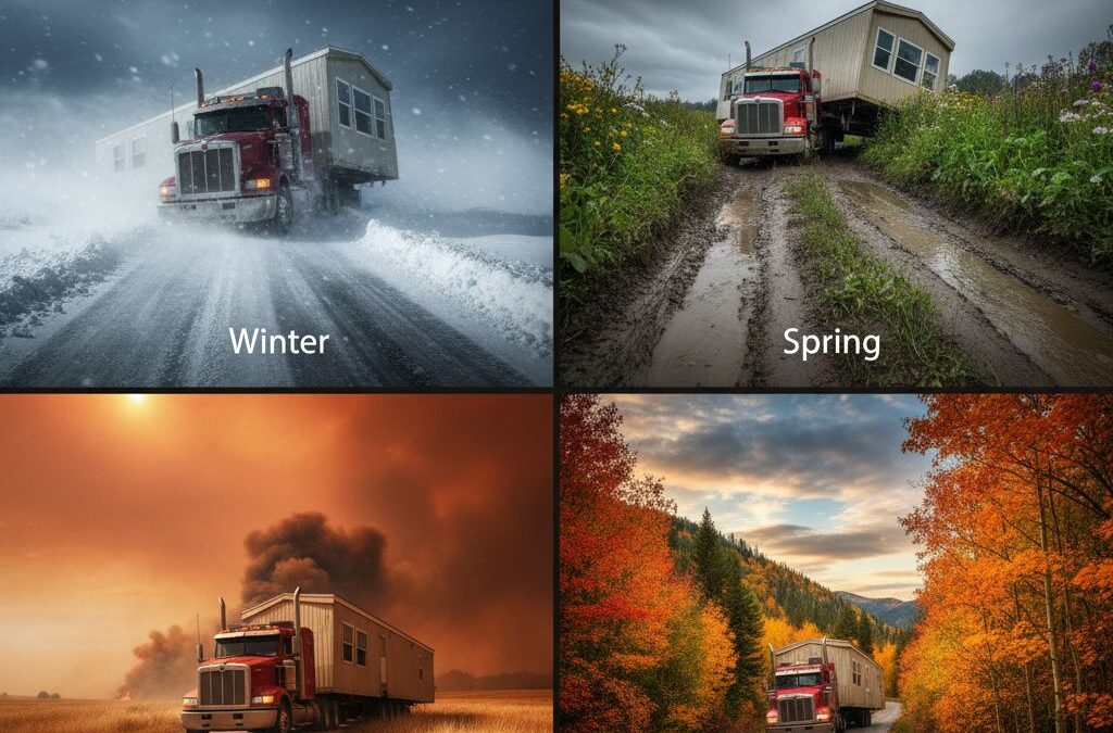 Seasonal Challenges of Moving a Mobile Home in Idaho