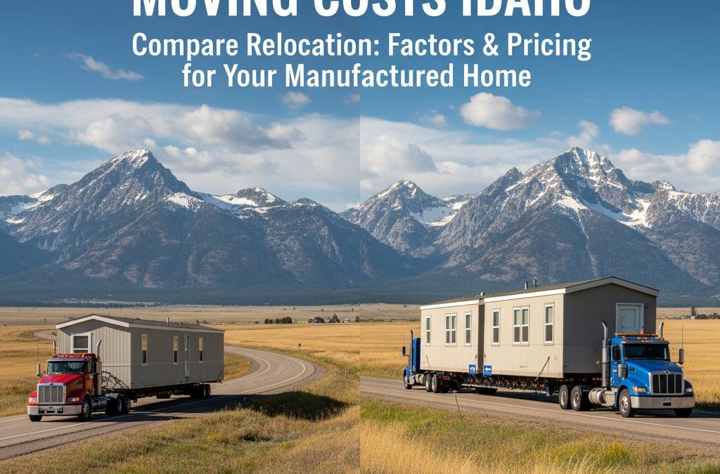 Single Wide vs. Double Wide Mobile Home Moving Costs in Idaho
